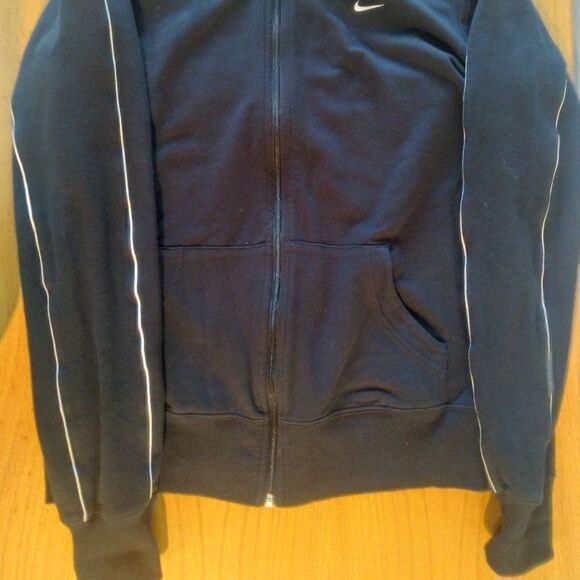 Vintage Nike Striped Zipper Track Jacket Warm Up Athletic - Picture 3 of 8